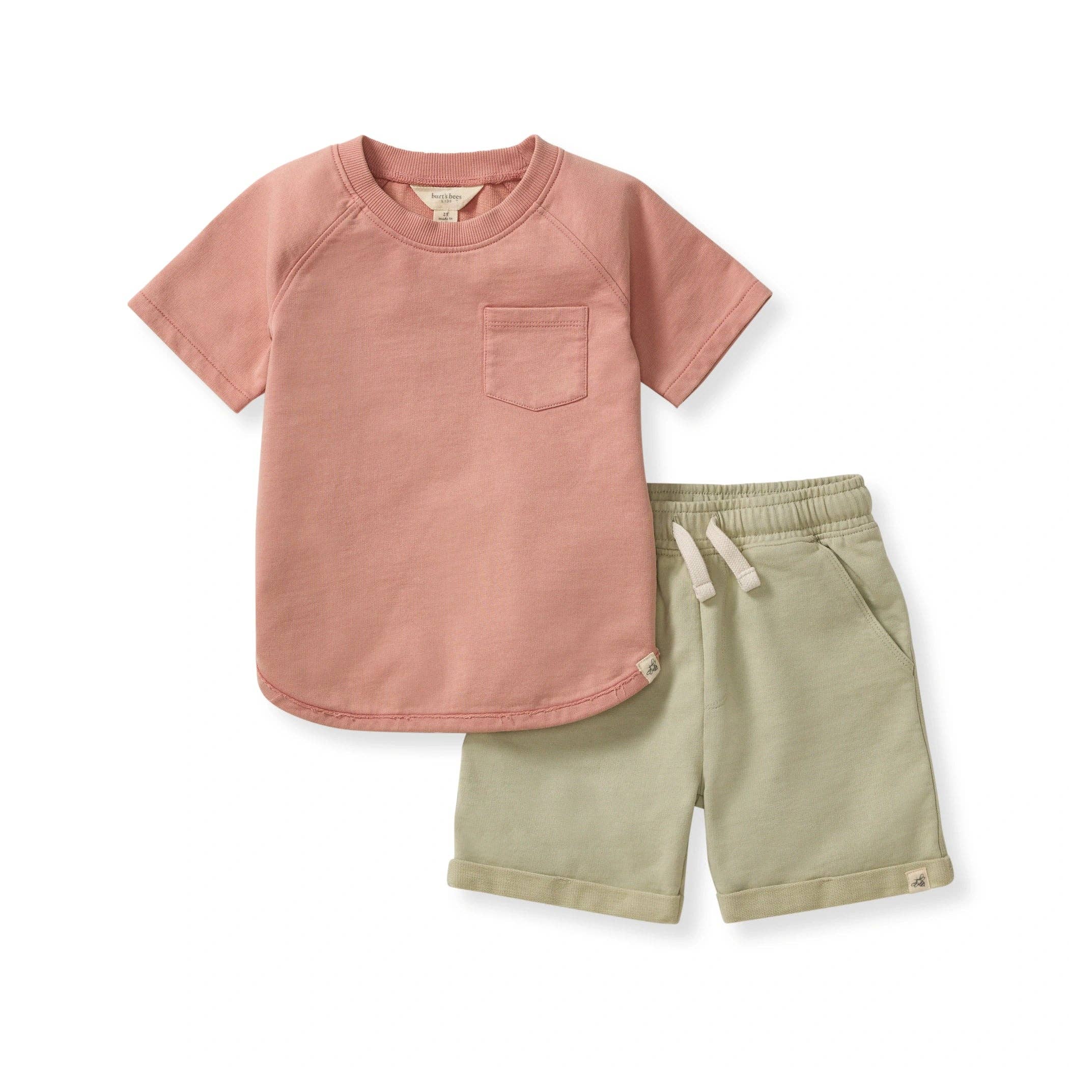 Adrian Wash Pocket Tee & Shorts Set