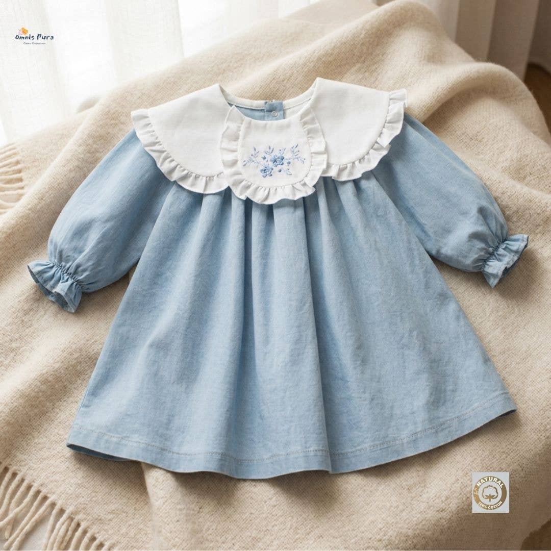 Charming Embroidered Denim