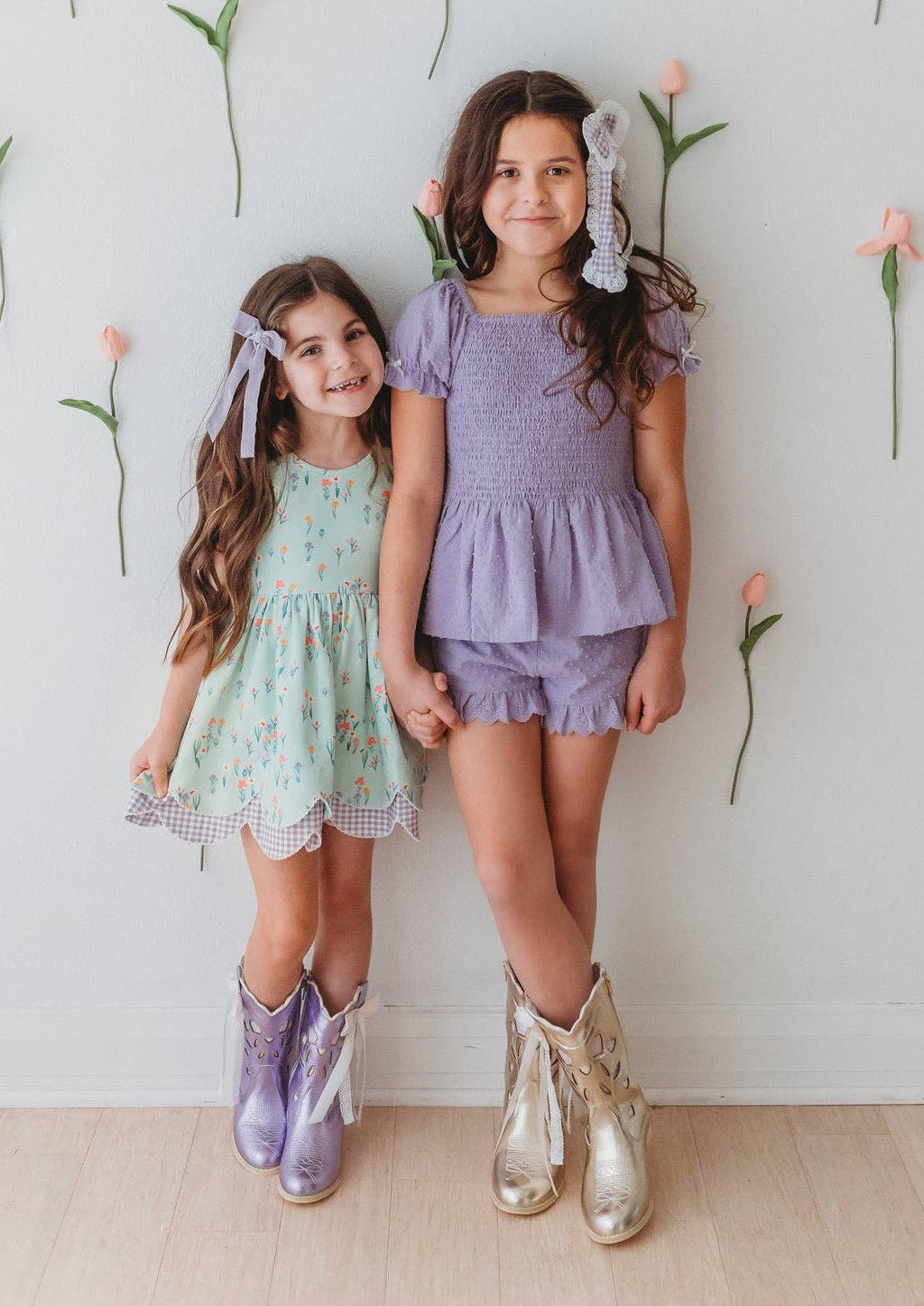 Sweetheart Bow Cowgirl Boots- Gold 2026