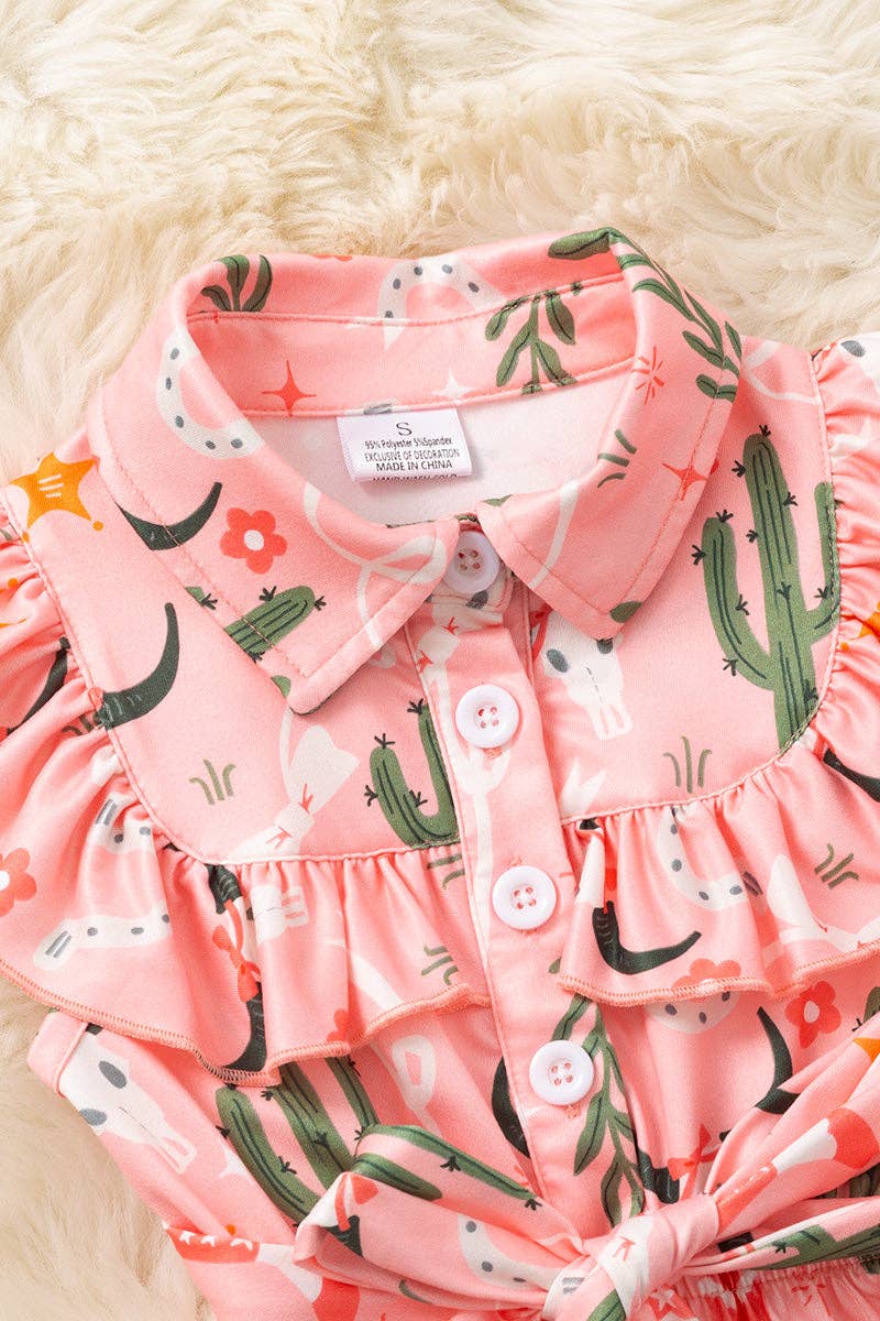 Cactus Bloom Romper