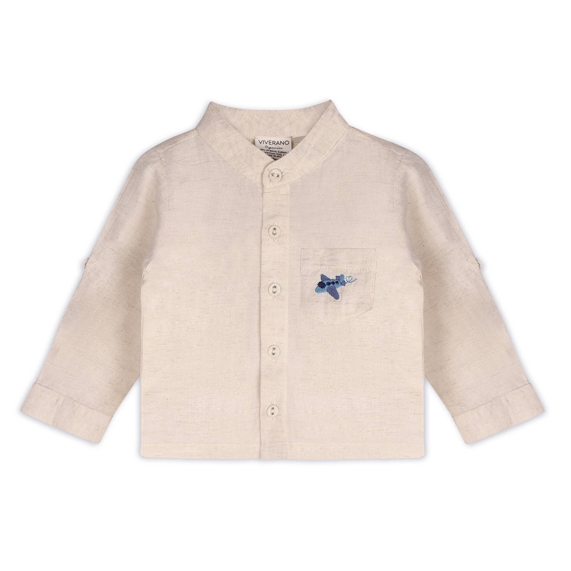 Mini Aviator Baby Shirt (Organic Cotton)