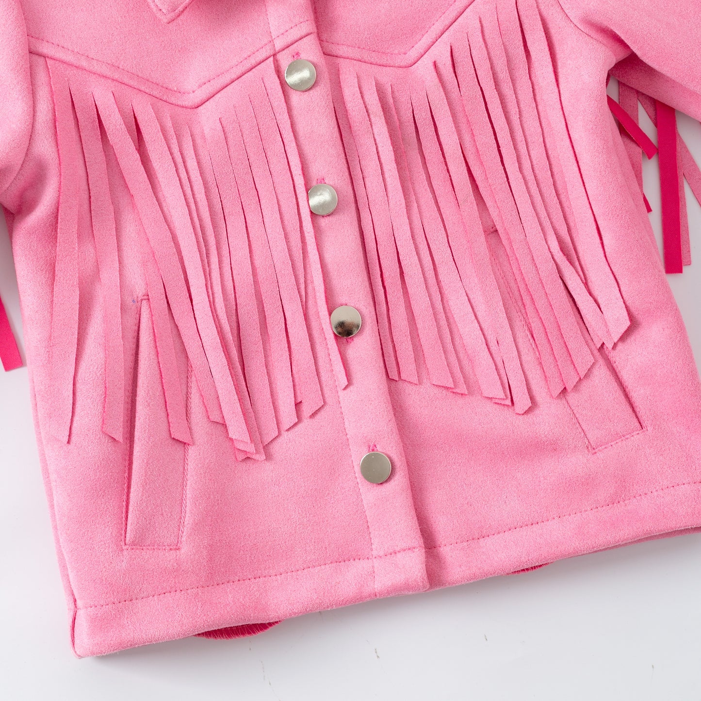 Pink Fringe Jacket