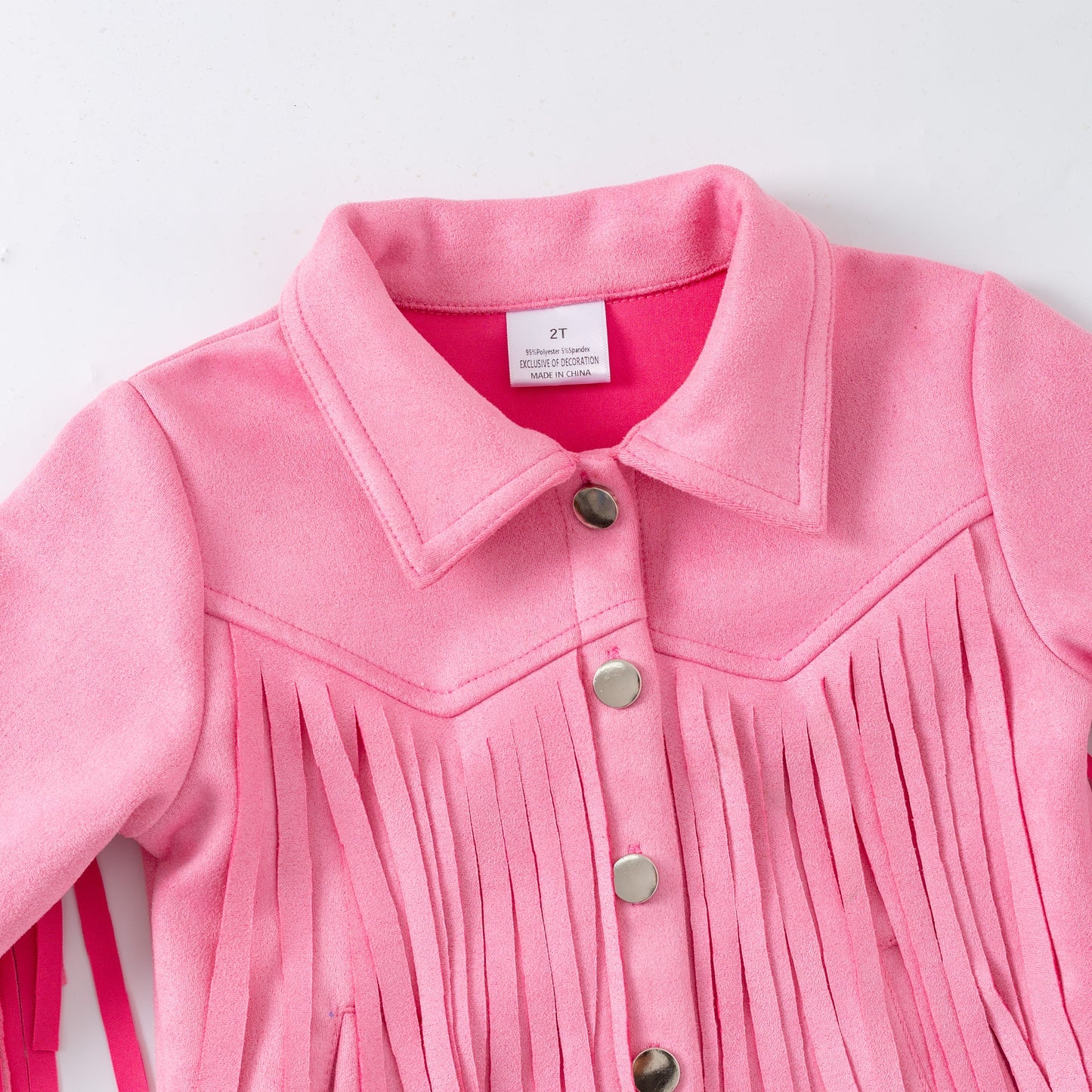 Pink Fringe Jacket