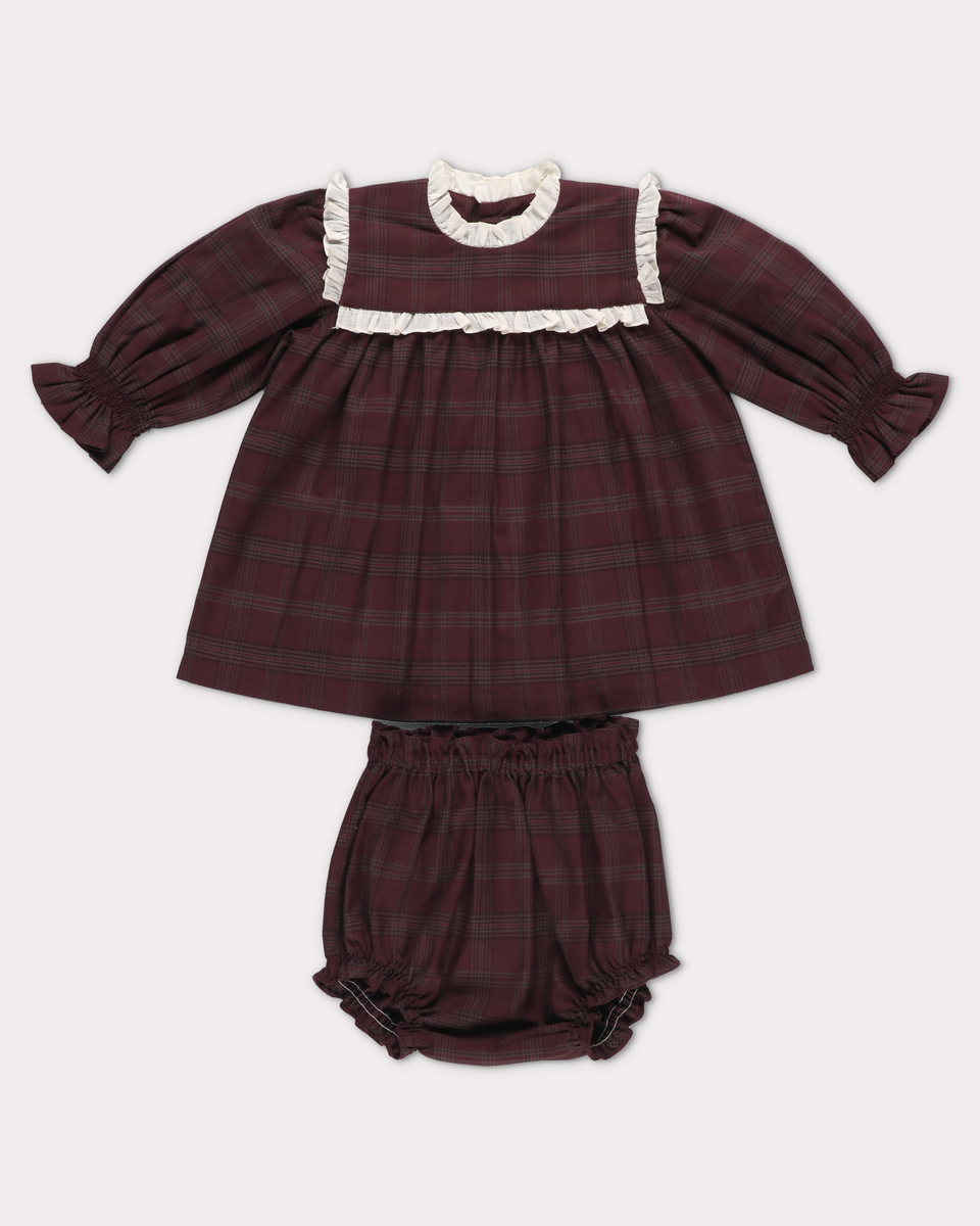 LOTTIE BABY DRESS WITH MATCHING BLOOMER