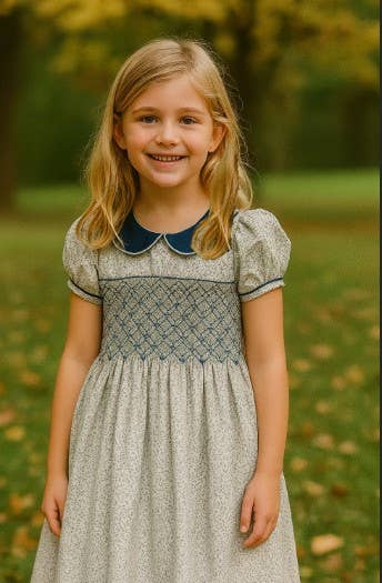 Girl's "Christina Collection" Hand Smocked Dress