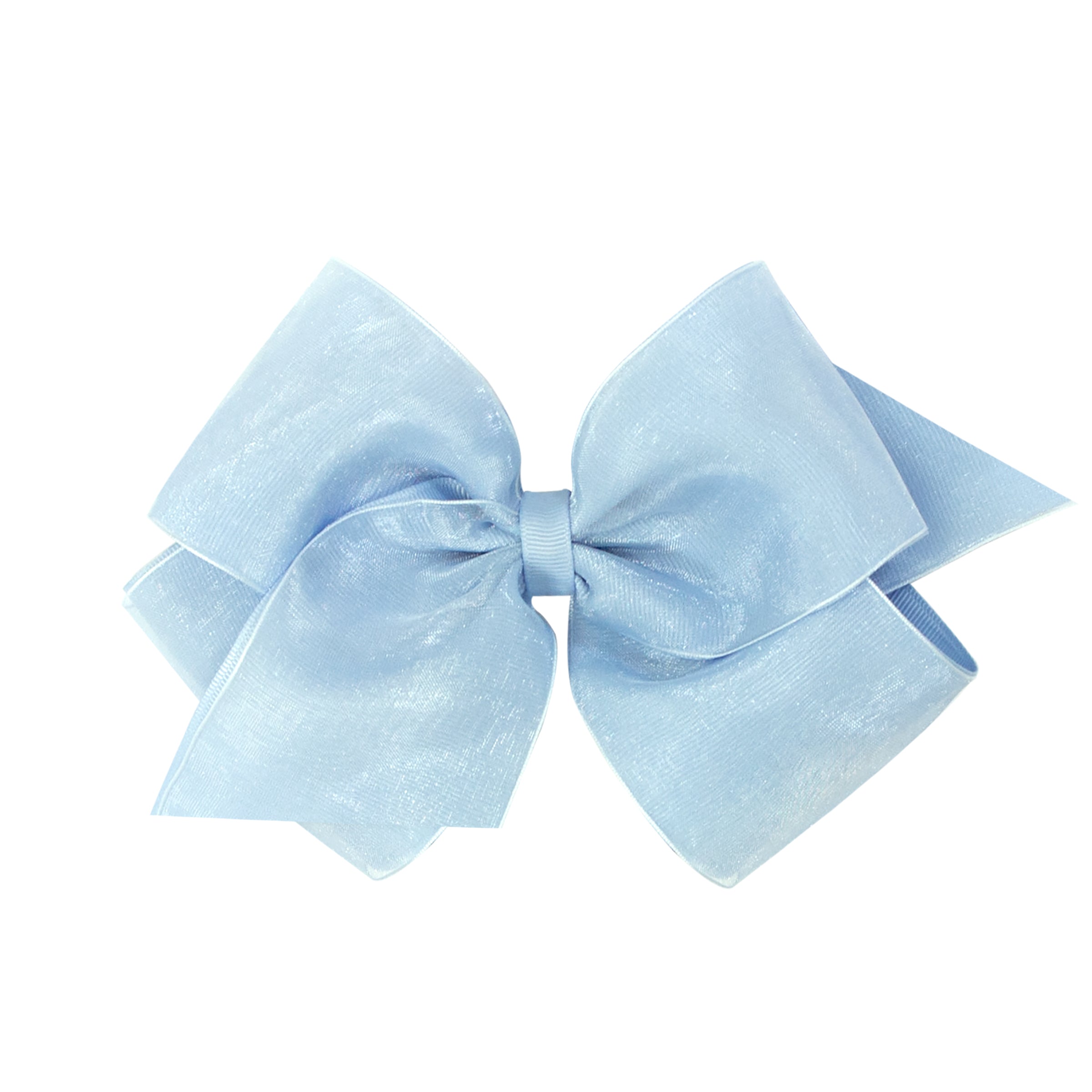 King ORG baby blue Overlay Bow