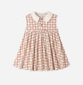 Collared dress cherry