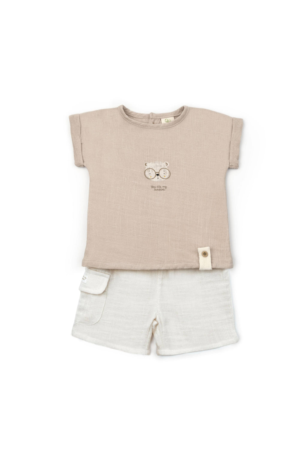 Sweet Teddy Momenrs Two-Piece Set
