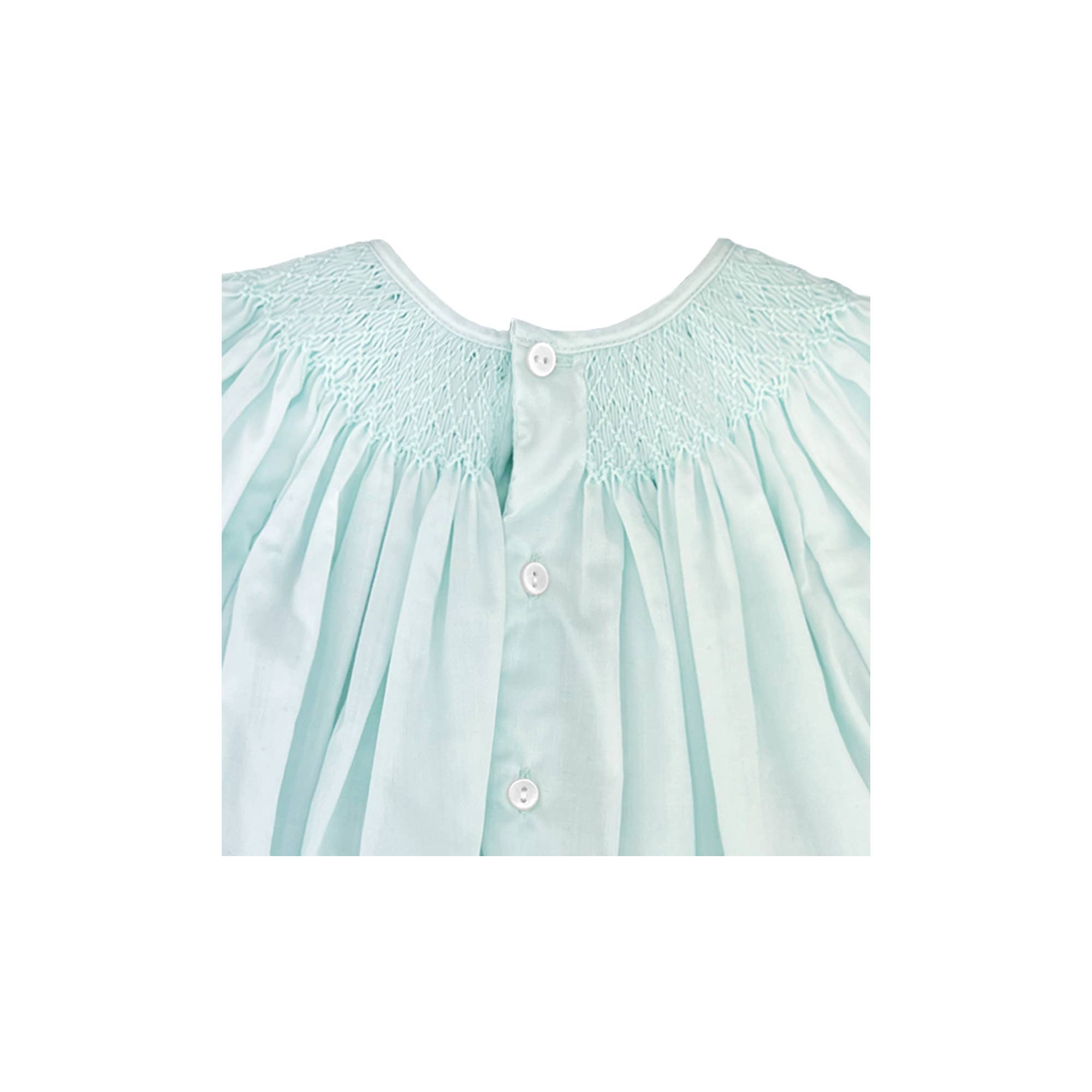 Amelia Mint Bubble Embroidery