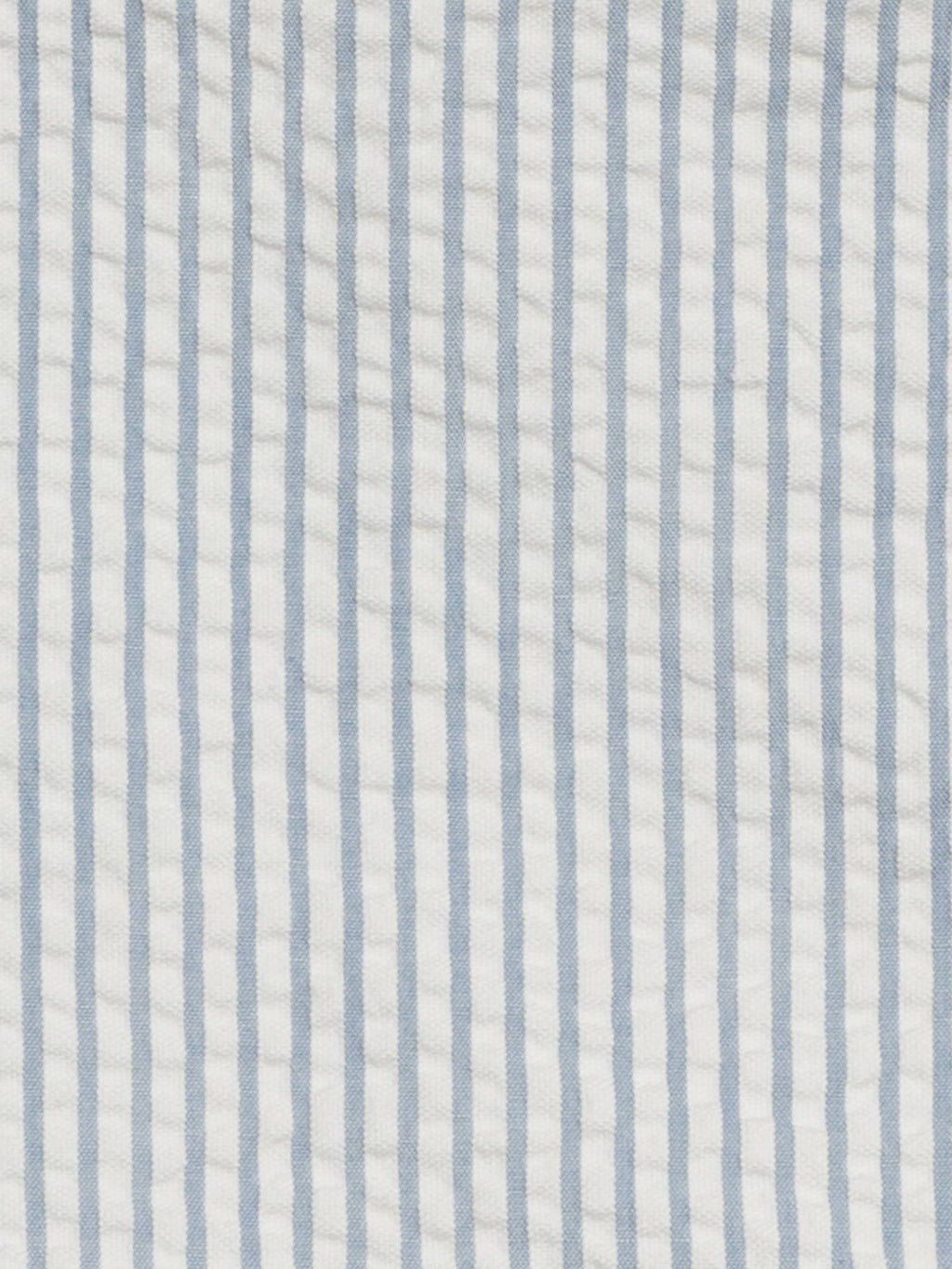 Landon Seersucker Button Down - Shore Stripe / Sea