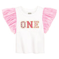 Pink ONE Flutter sleeve Fee