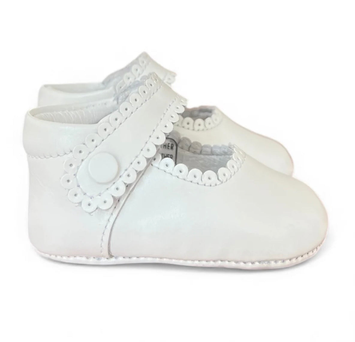 Sophie white baby shoes