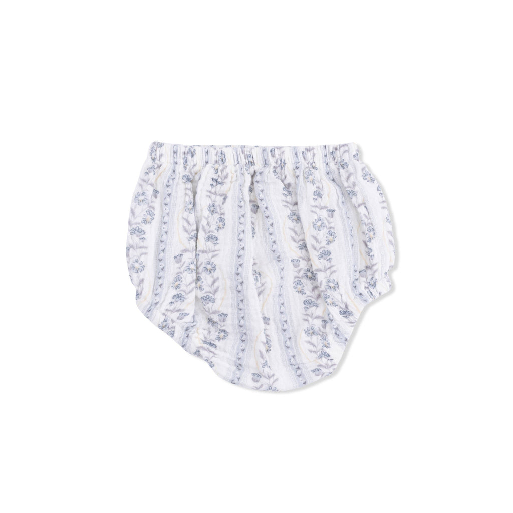 Kimberly Floral Stripe - Western Pearl Snap Dress & Bloomer