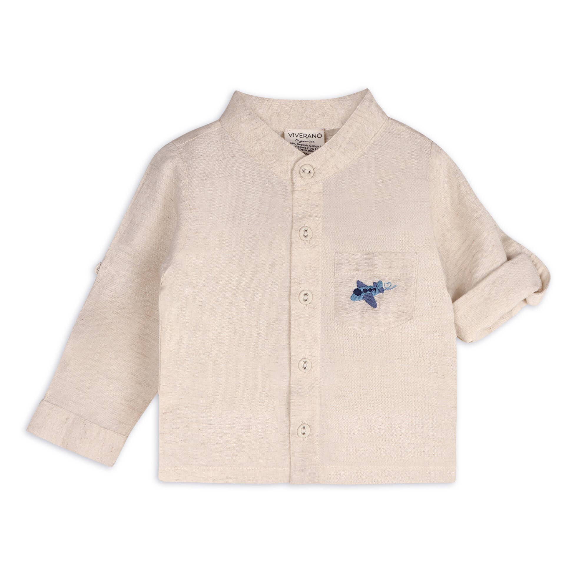 Mini Aviator Baby Shirt (Organic Cotton)