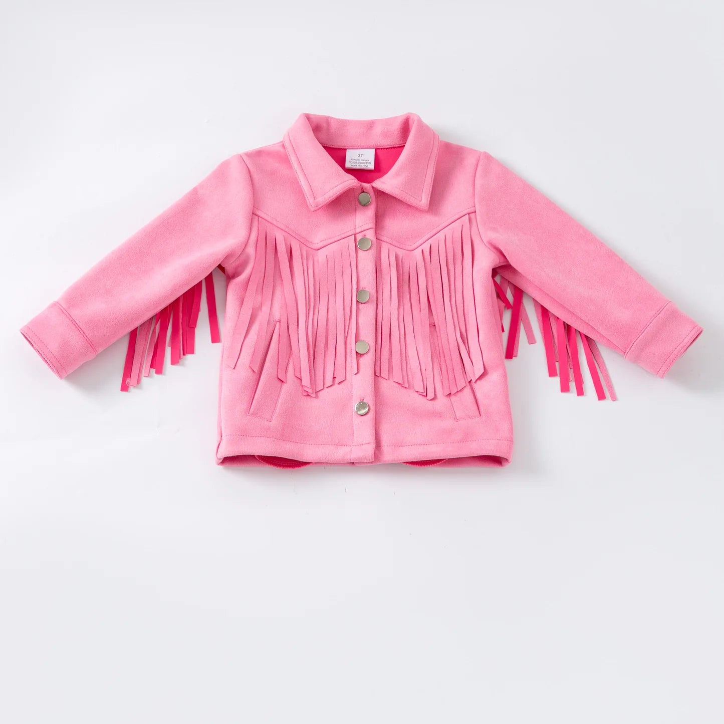 Pink Fringe Jacket