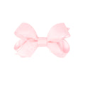 MED pink organza overlay bow
