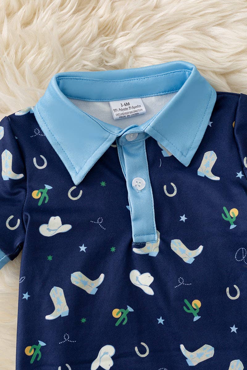 Litte Cowboy Romper