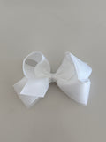 MED white overlay bow