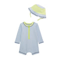 Ocean Stripe Swim Set