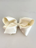 King Satin overlay bow