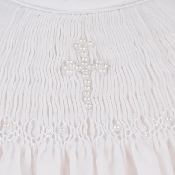 Pearl cross Dress whit Bonnet