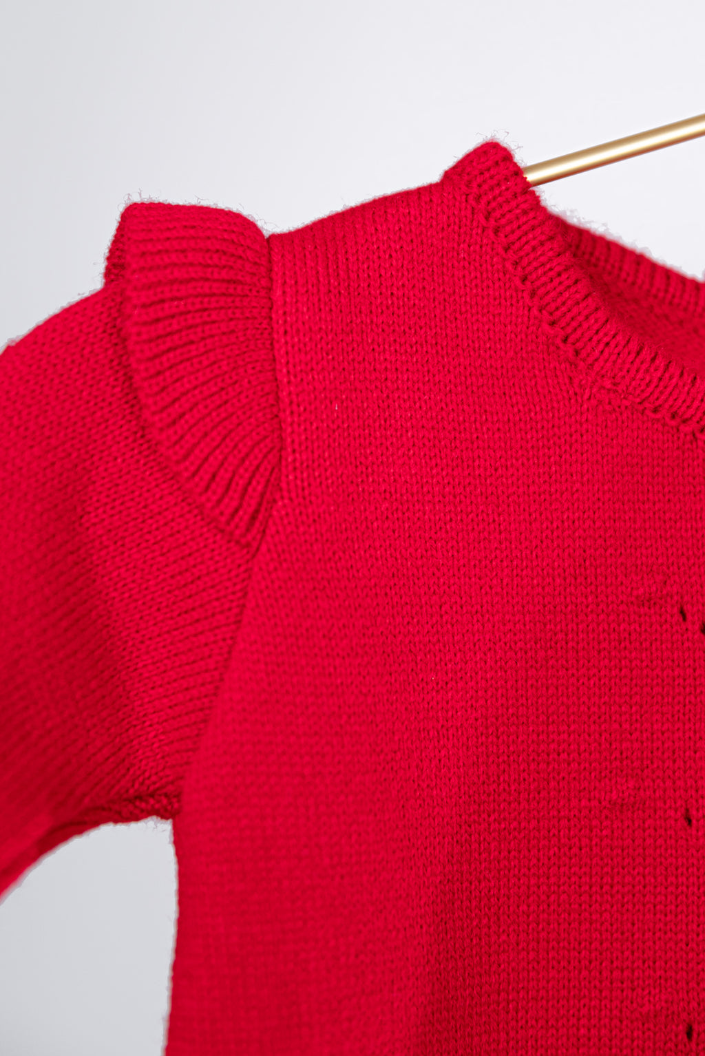 Red Knit Dress