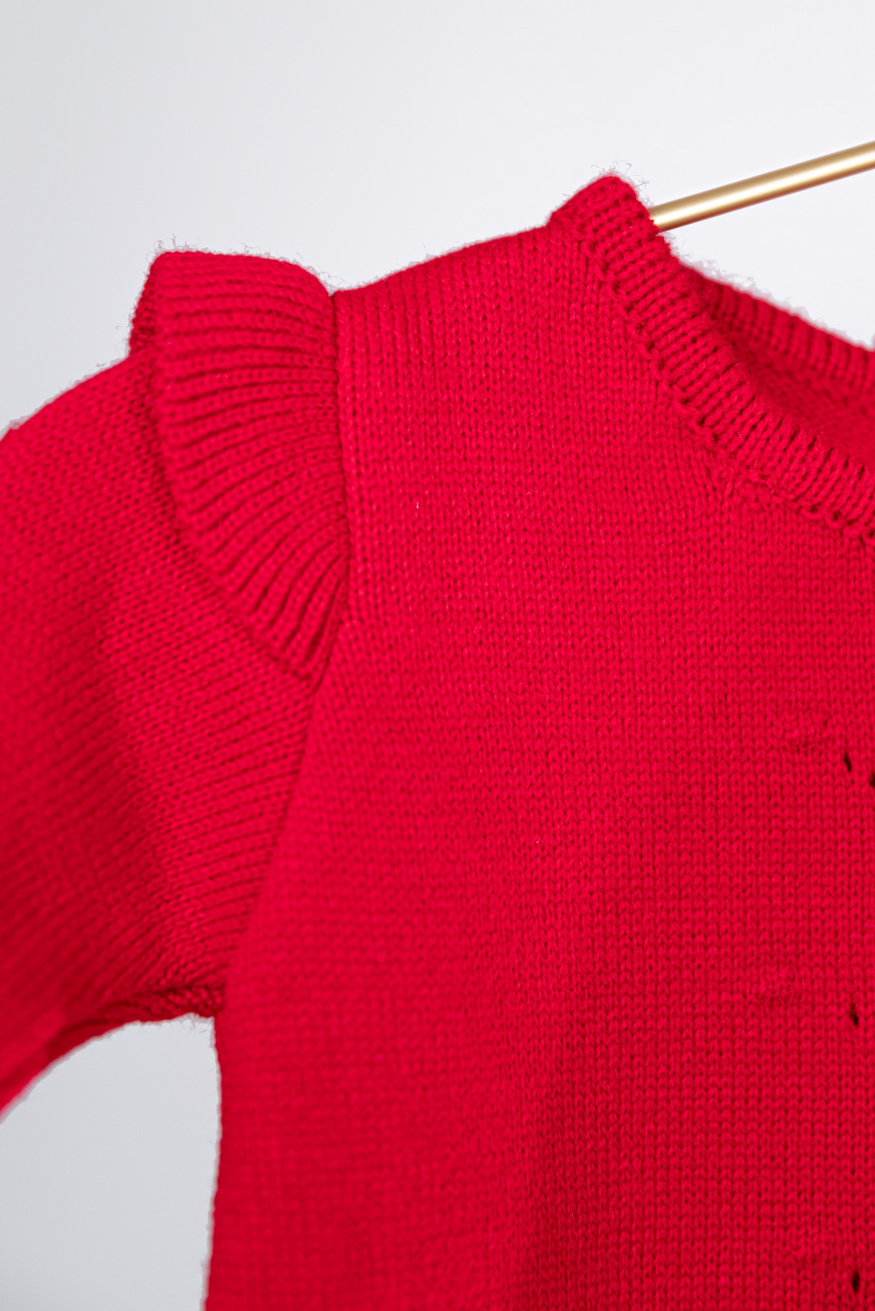 Red Knit Dress