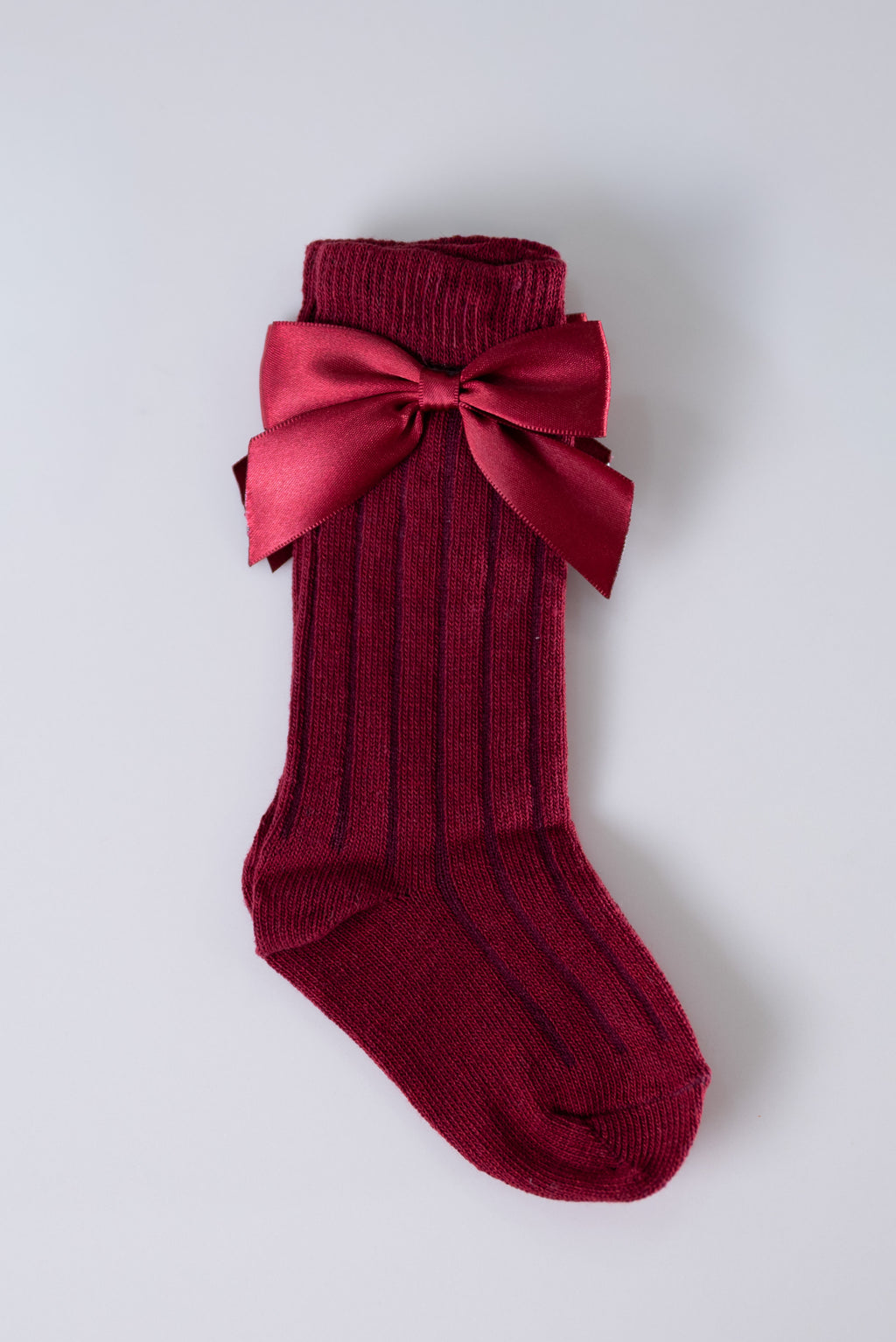 Velvet Bow Socks