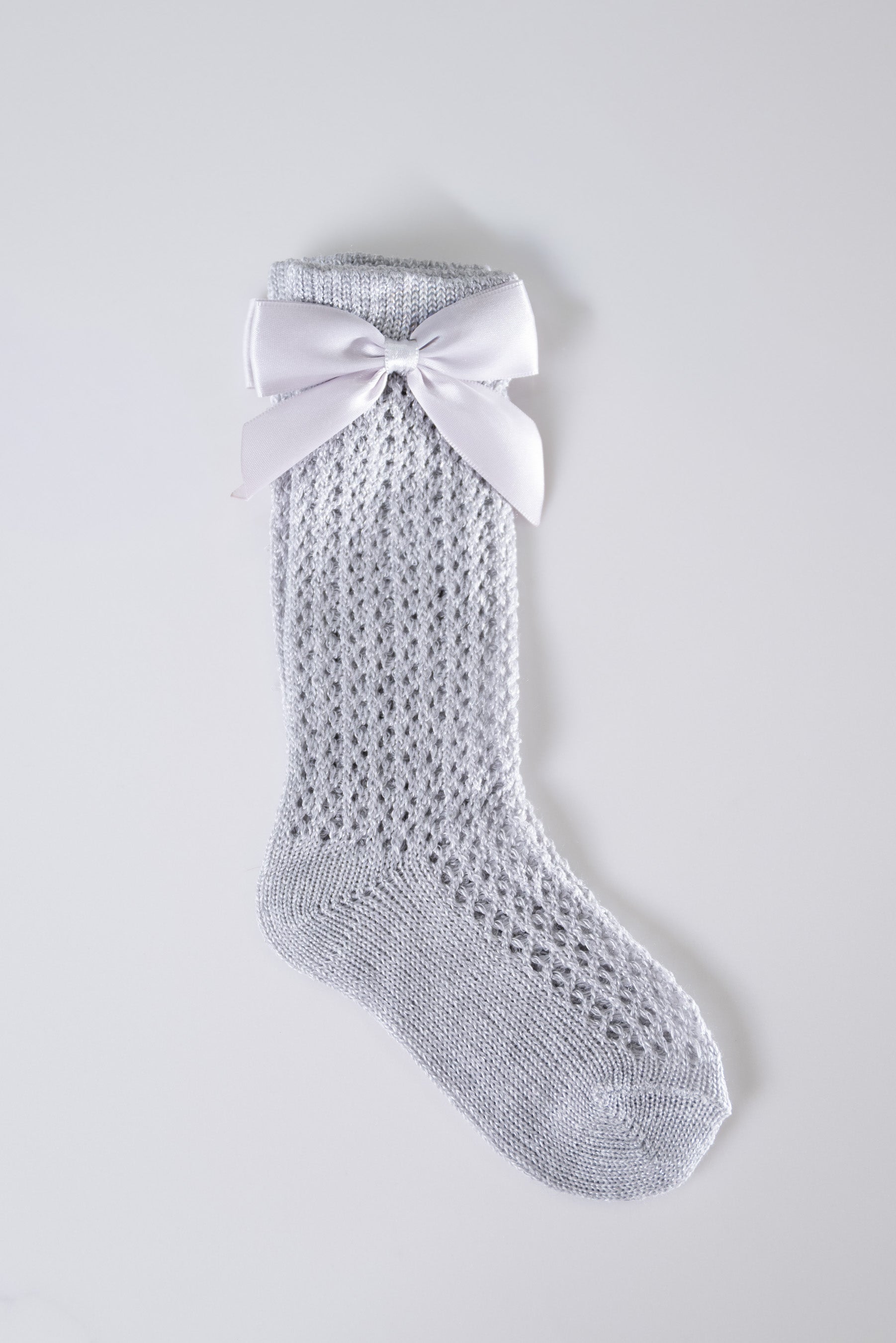 Knit Bow Socks