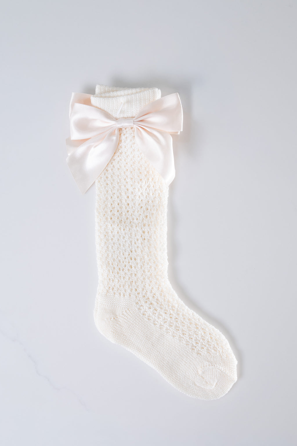 Knit Bow Socks