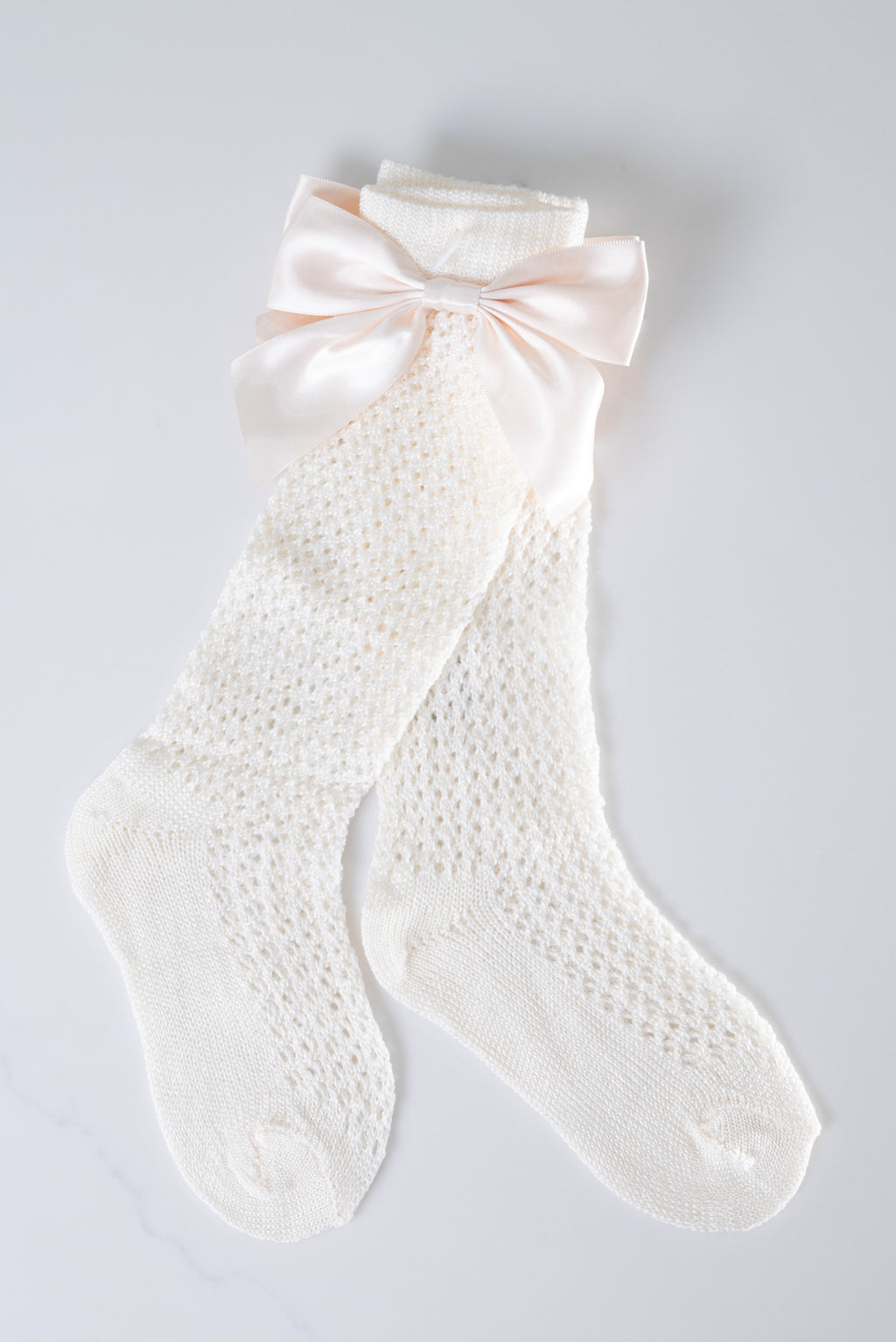 Knit Bow Socks