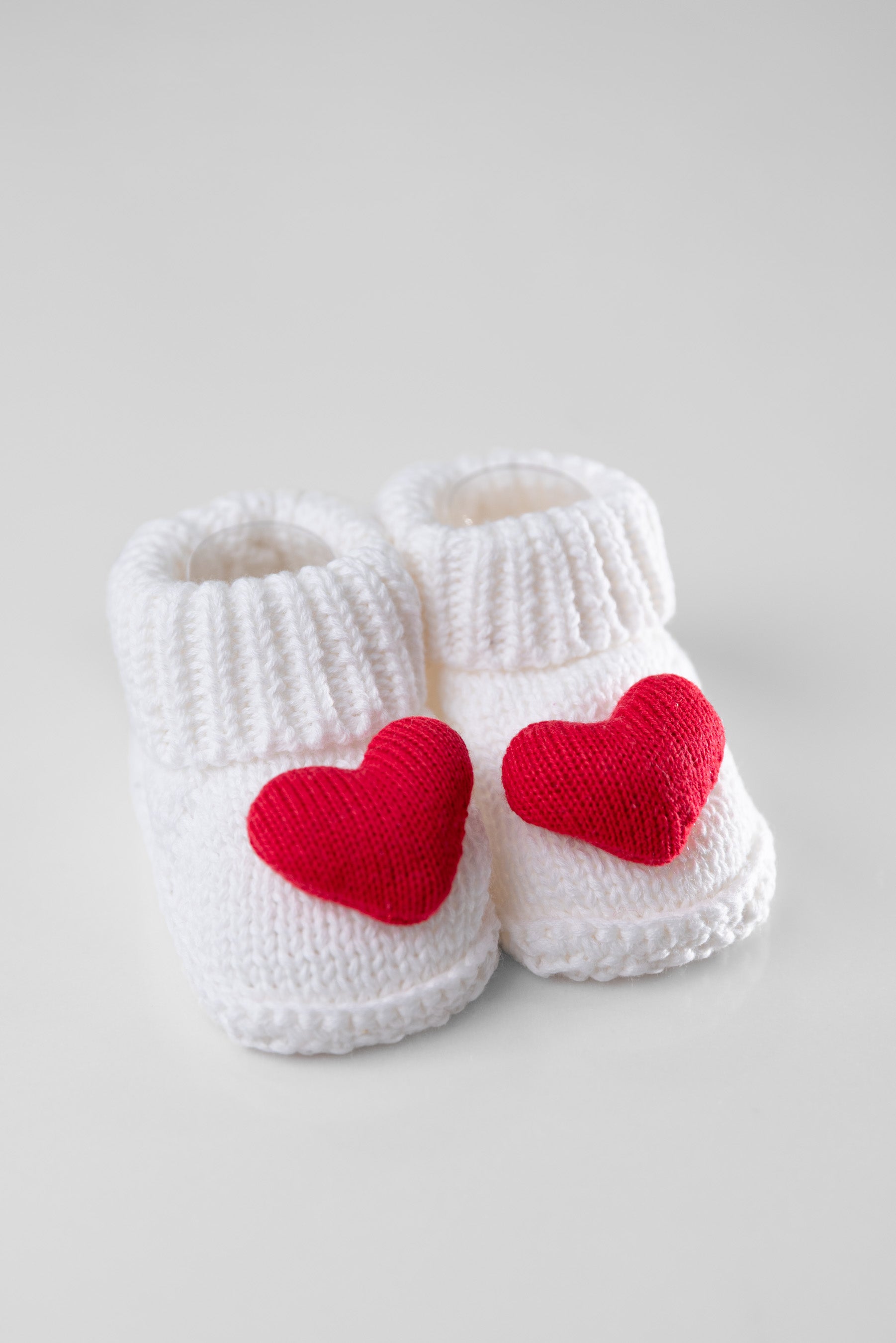 Red heart shoes