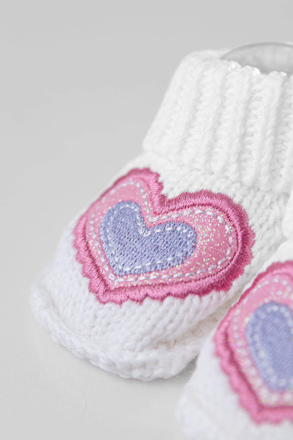 Pink heart shoes