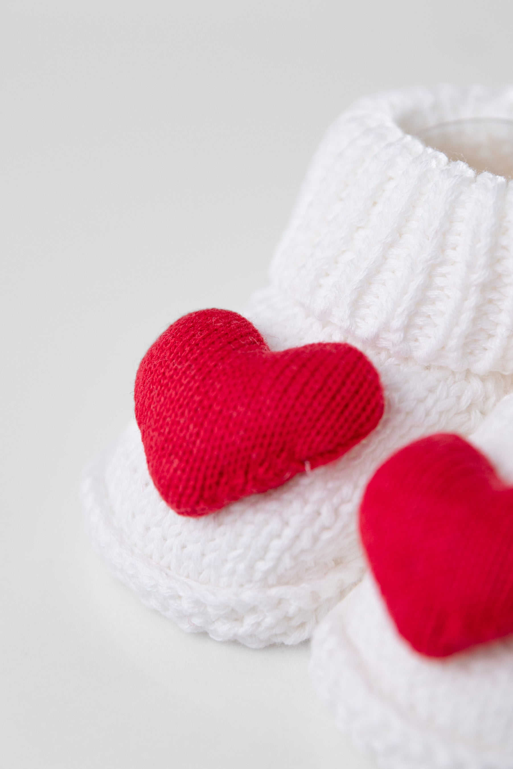 Red heart shoes