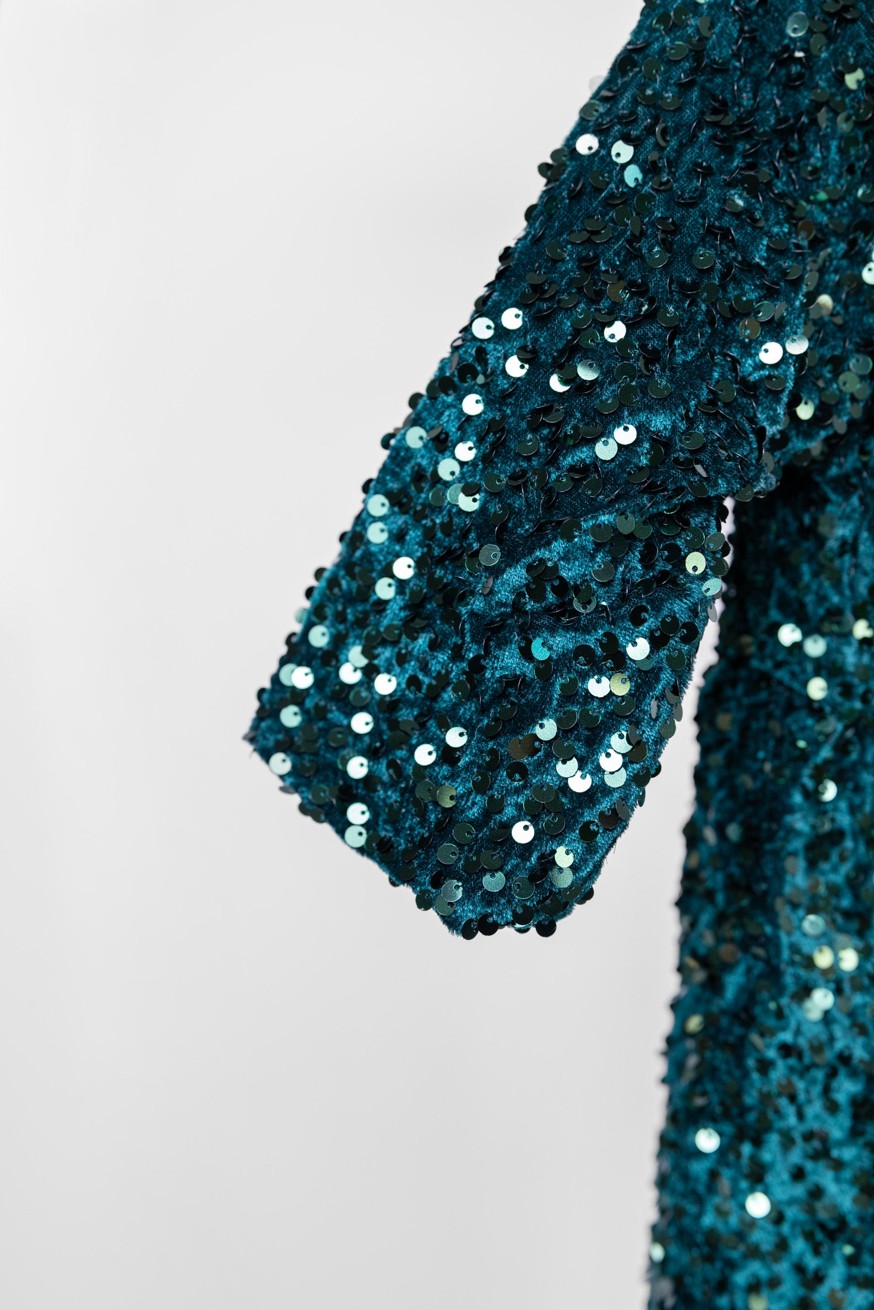 Green Velvet Sequin