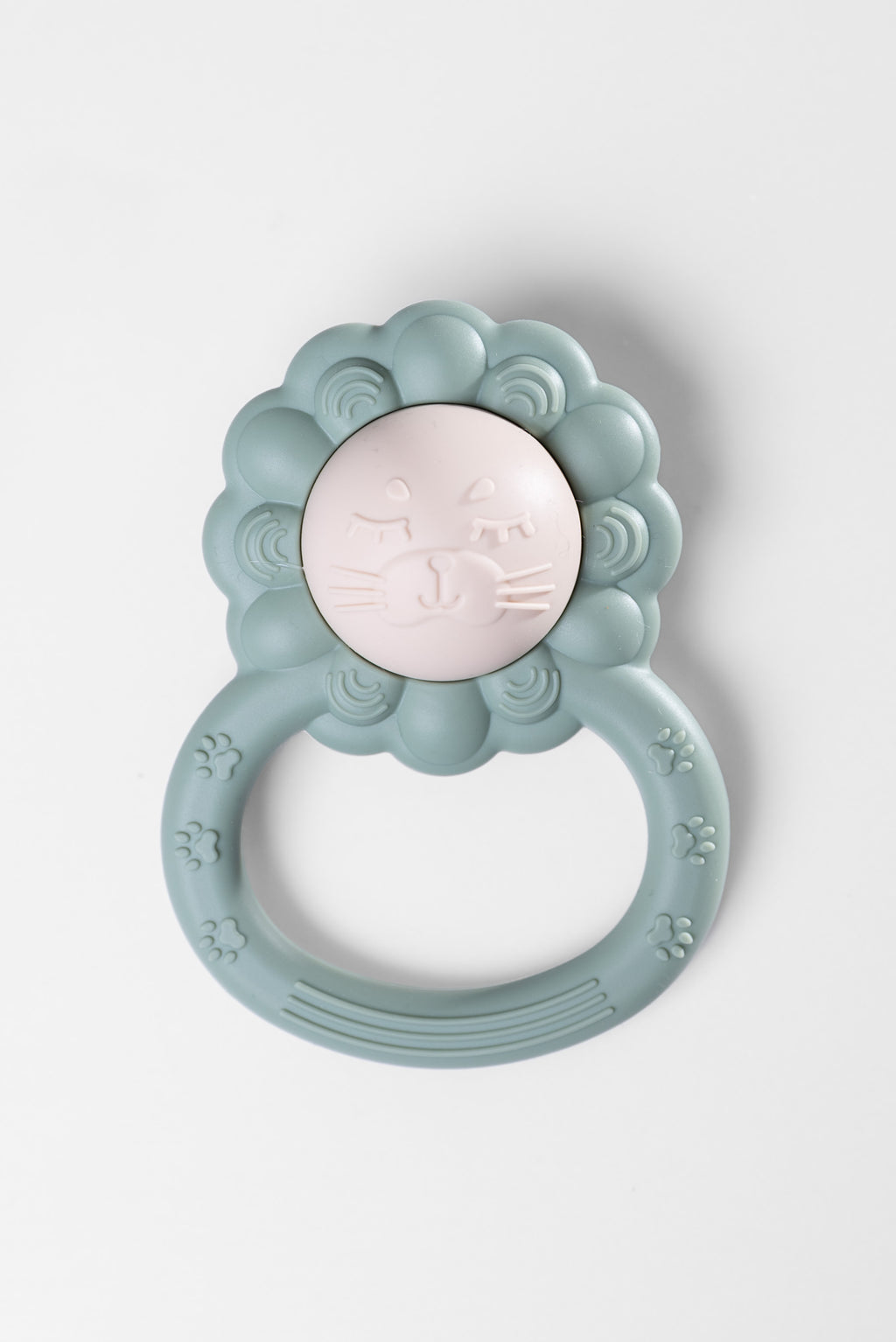 Silicone lion rattle