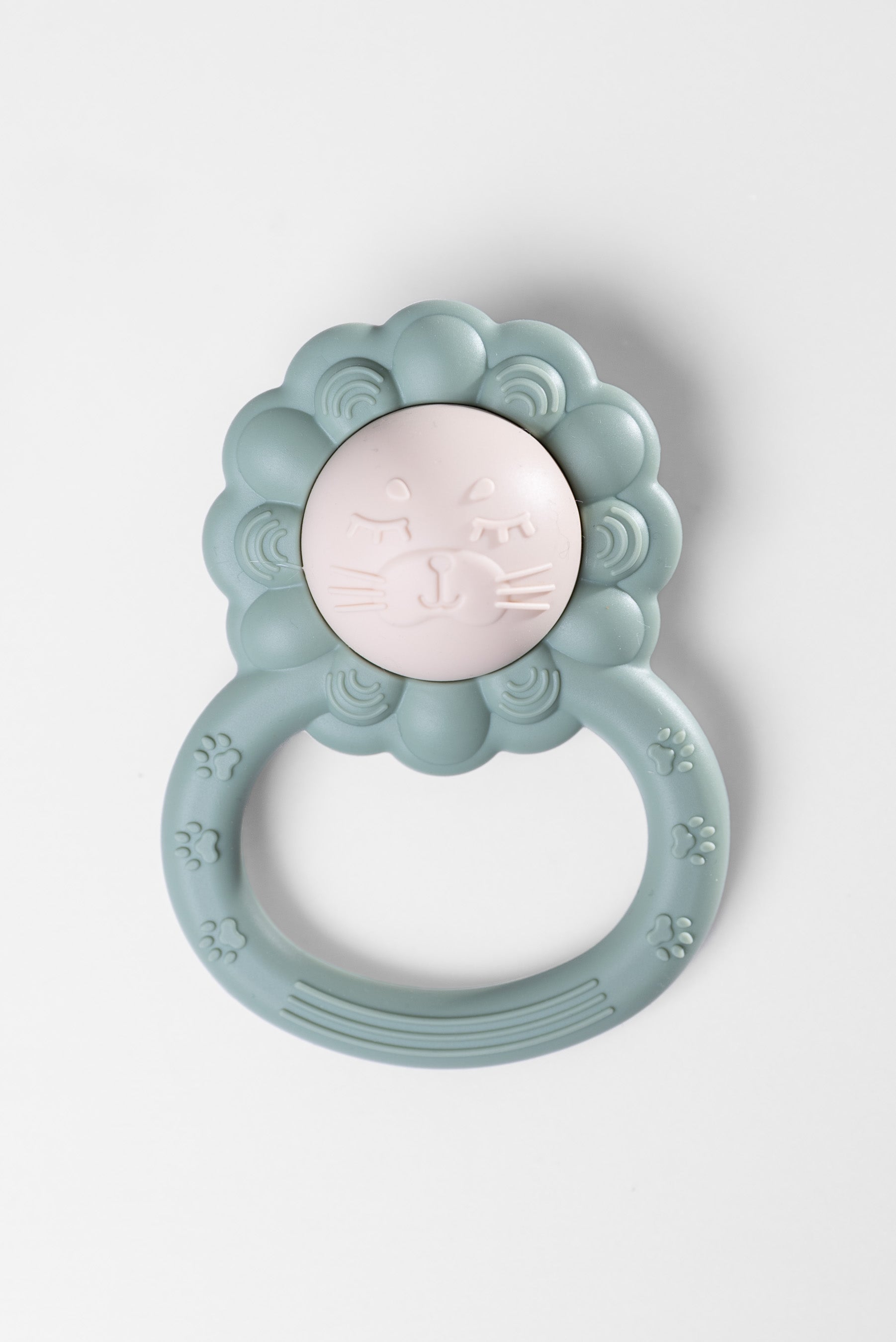 Silicone lion rattle