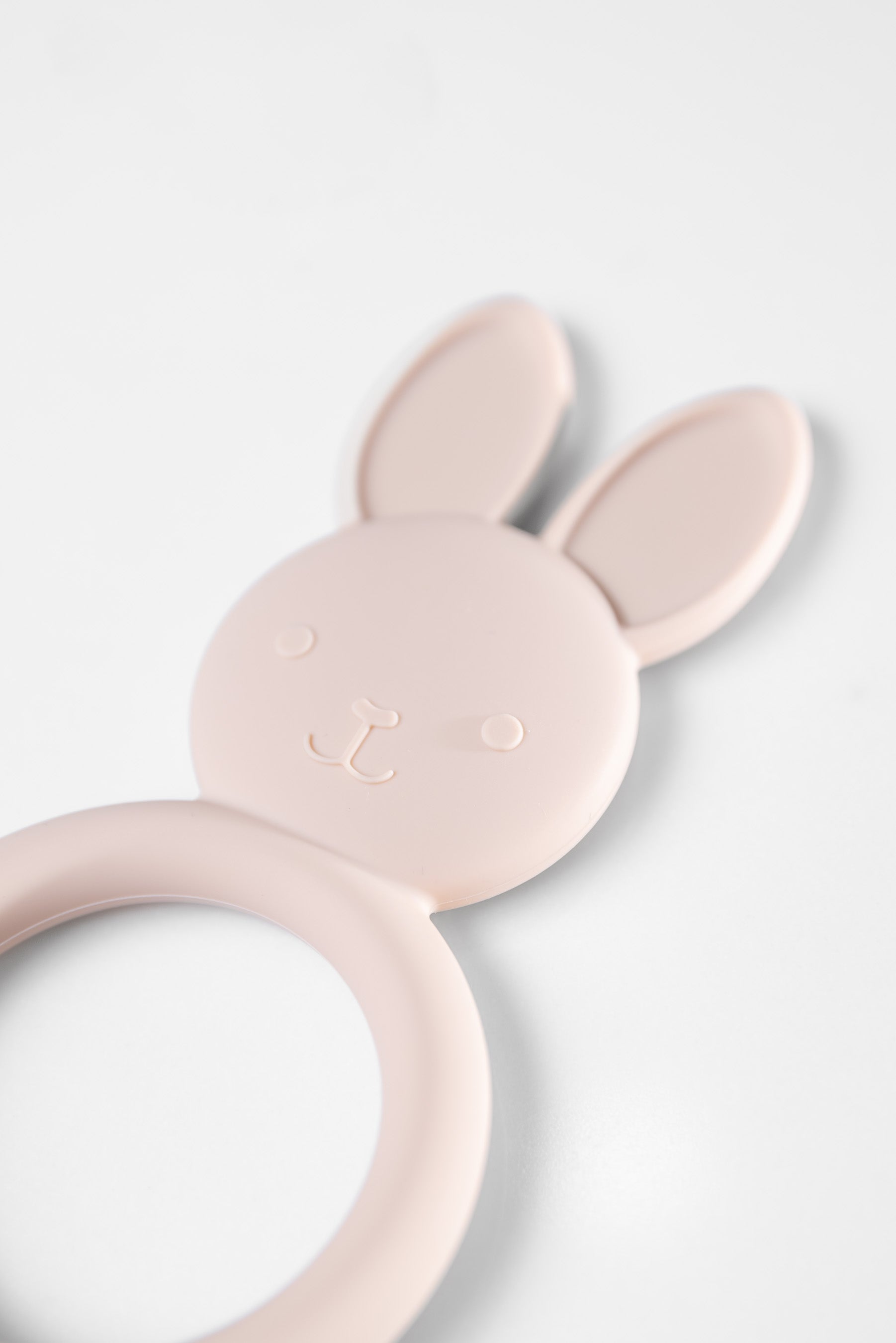 Silicone bunny teething ring