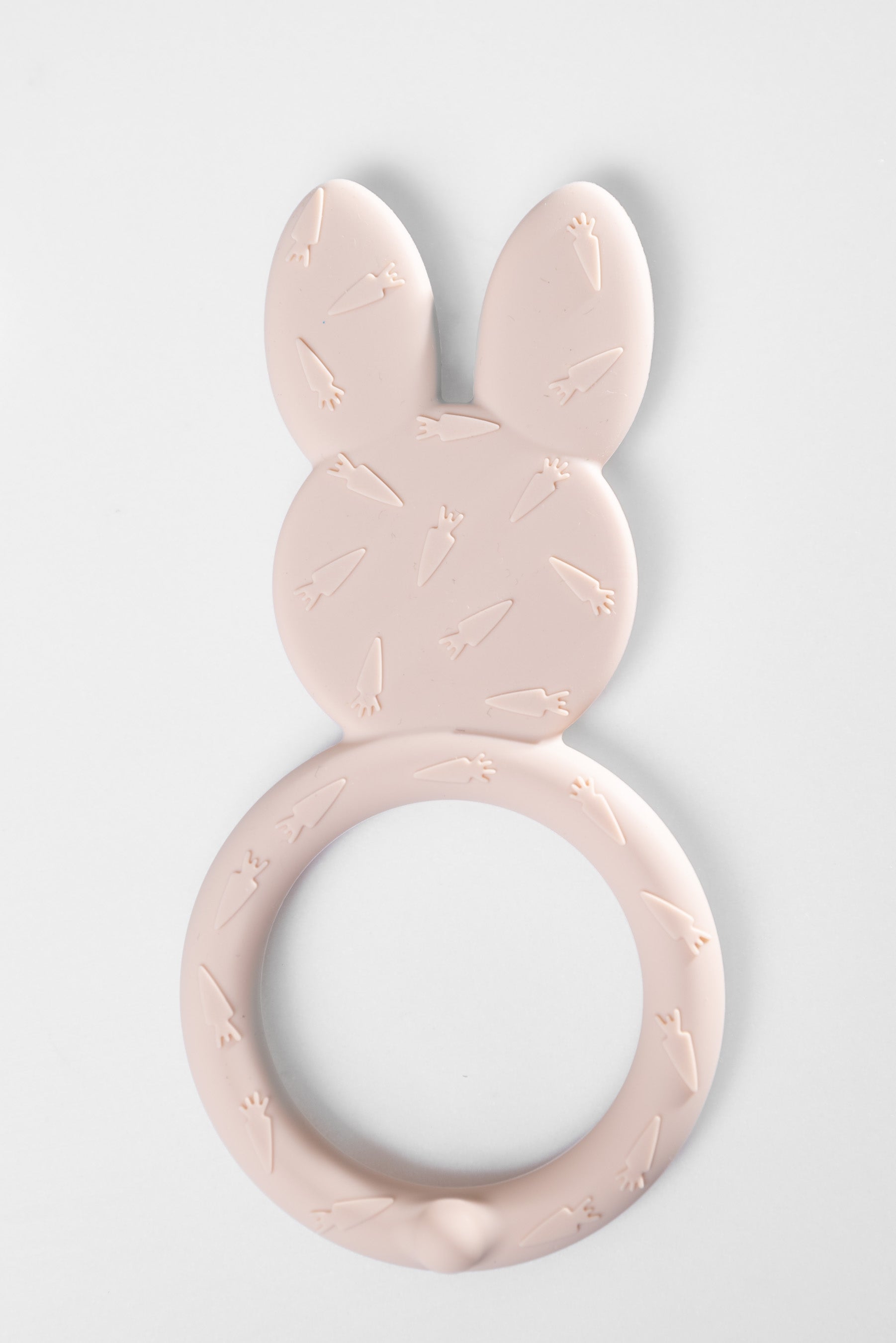 Silicone bunny teething ring