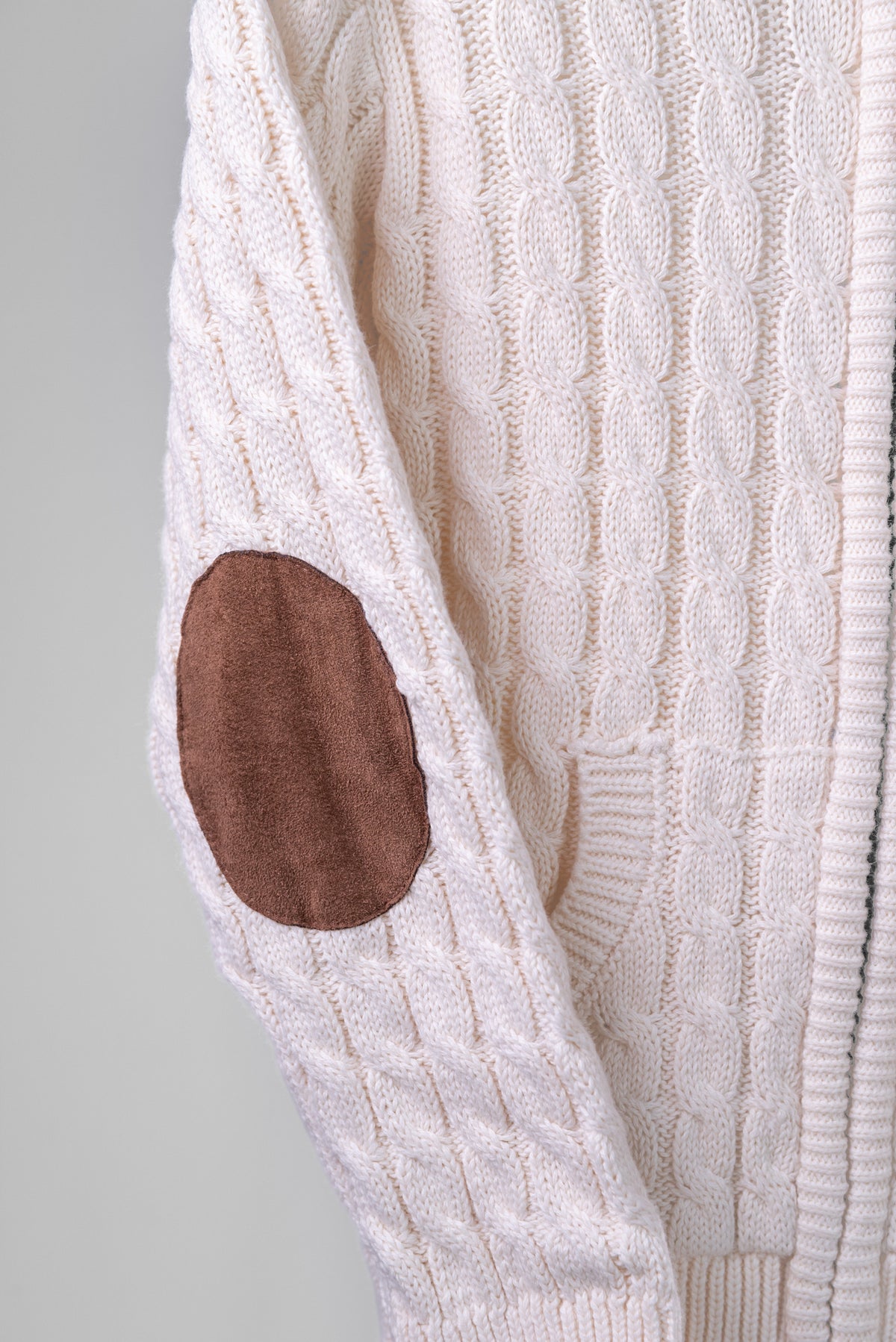 Organic full zip hooded sweater