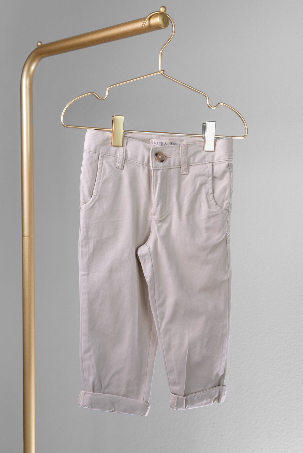 Organic skinny stretch chino