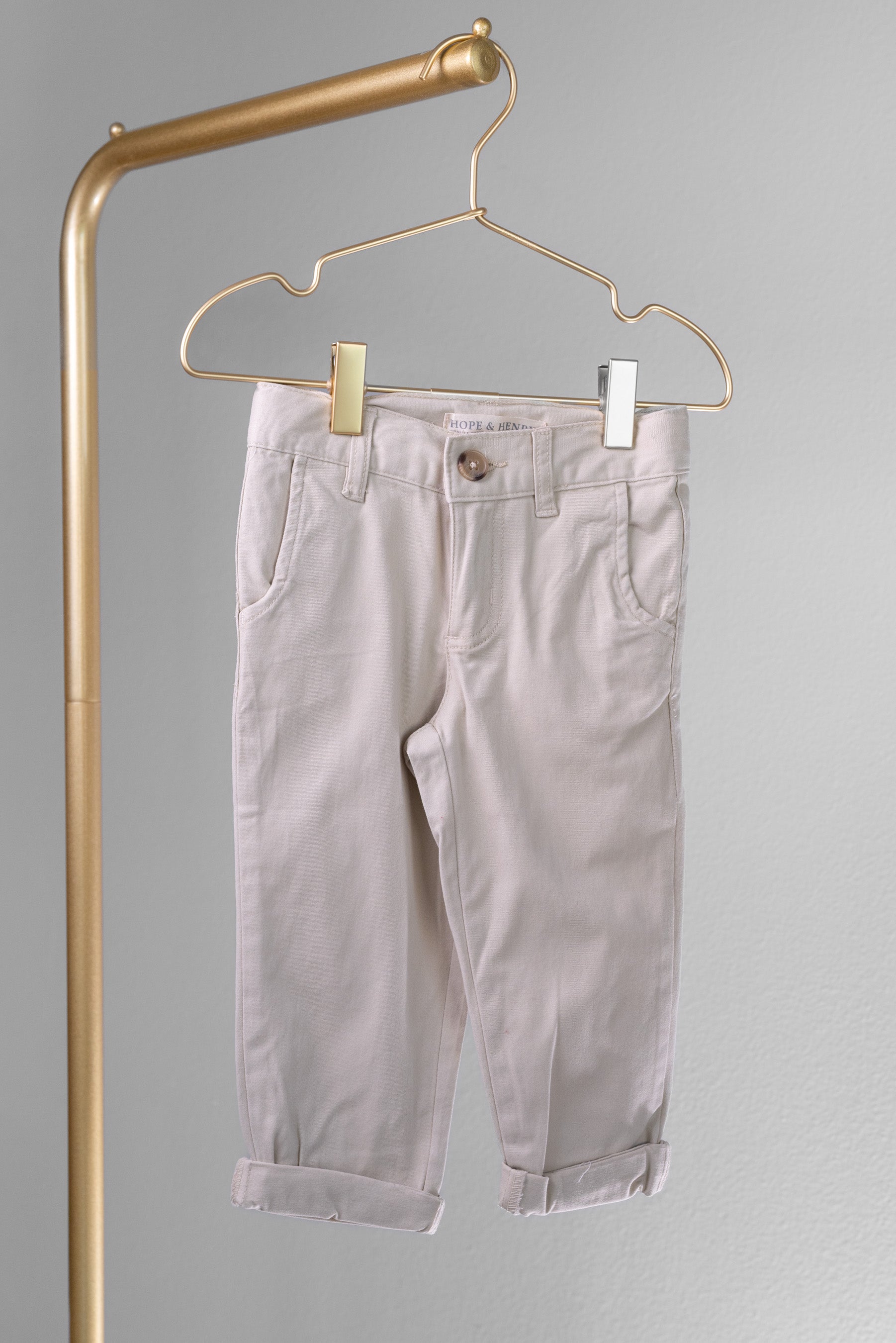 Organic skinny stretch chino