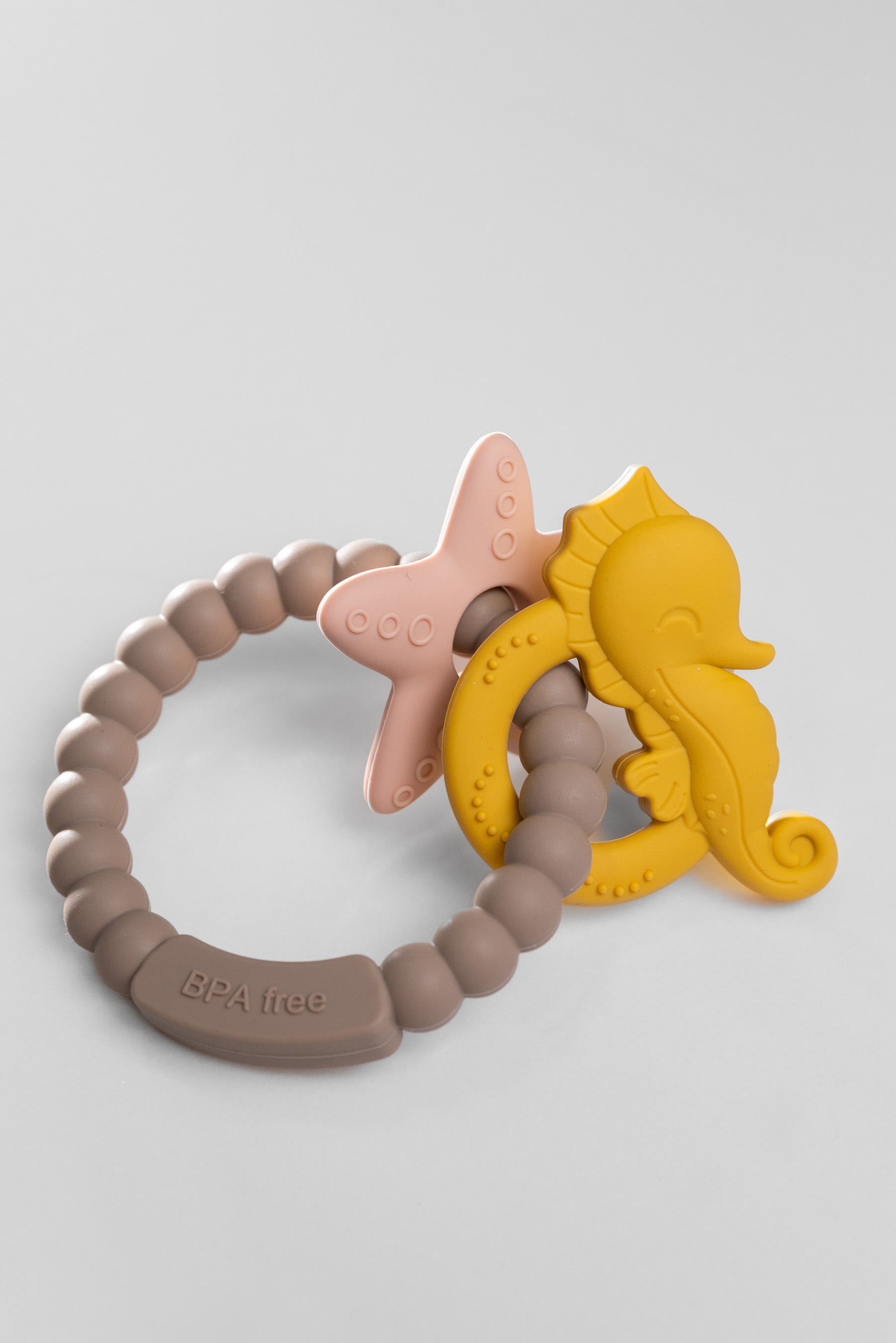 Seahorse teething ring