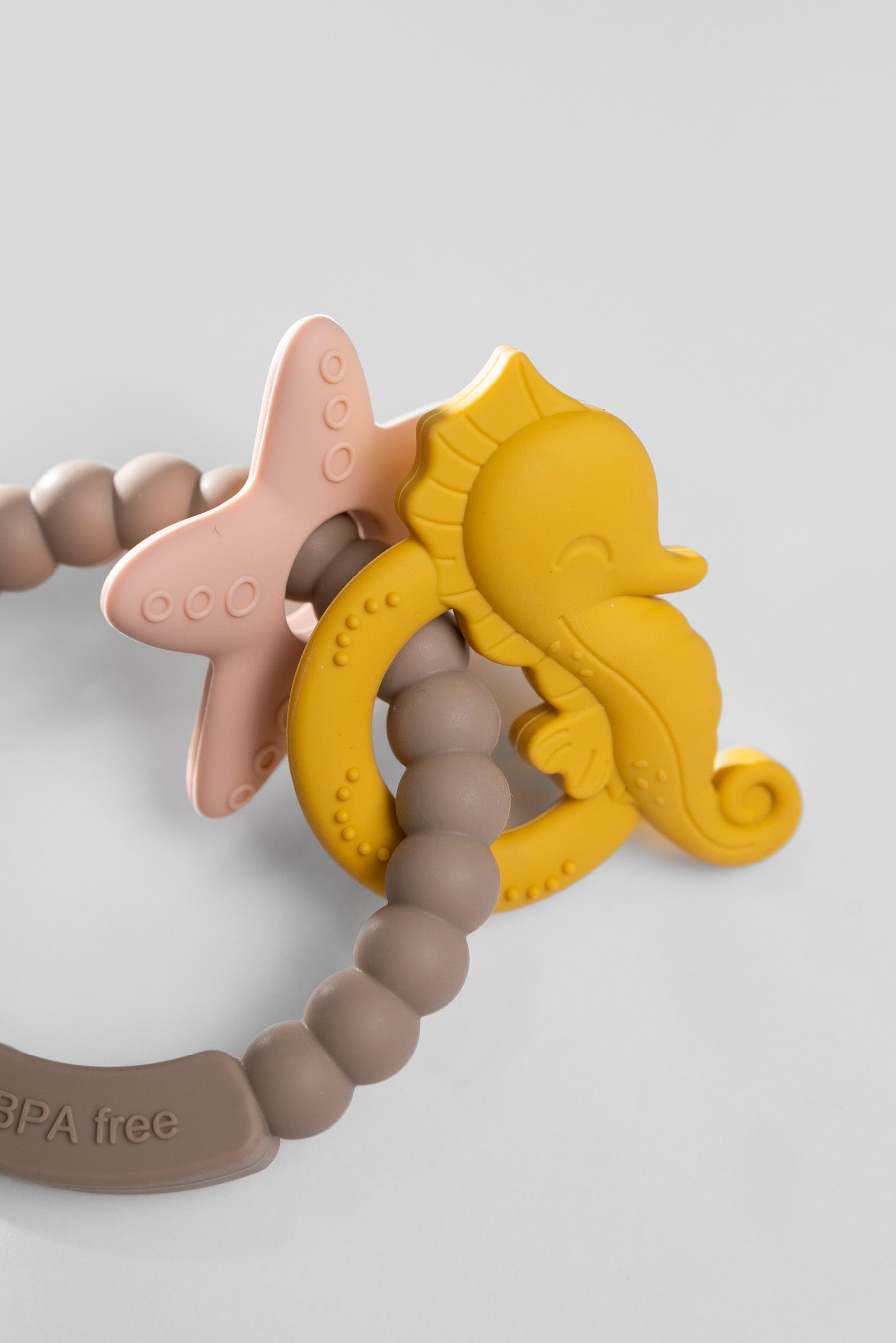 Seahorse teething ring