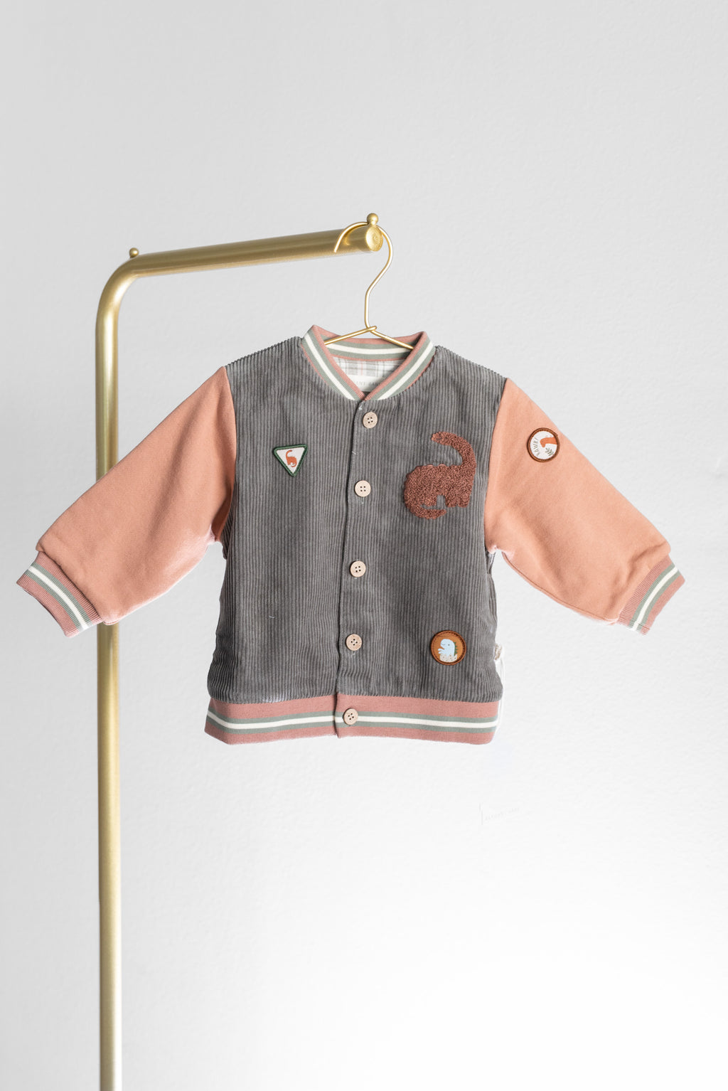 Reversible Dinosaur Varsity Jacket