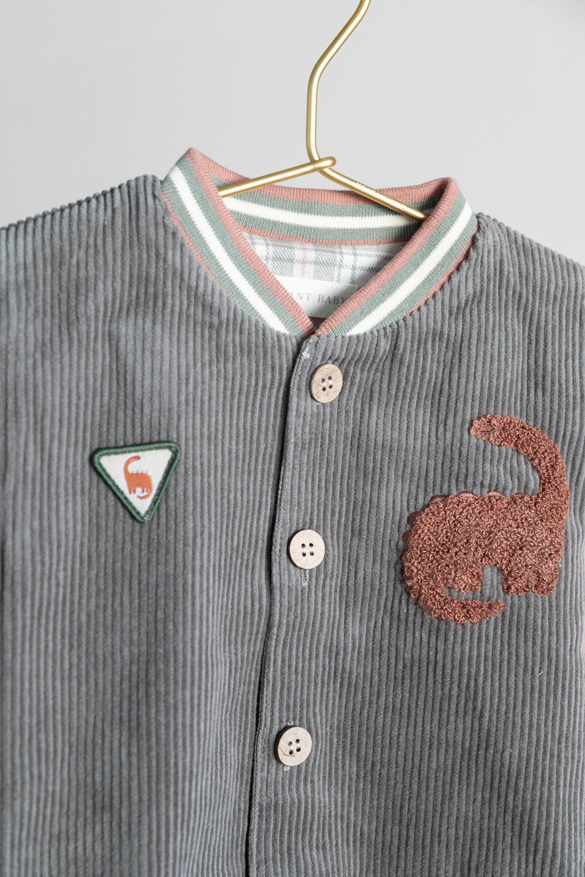 Reversible Dinosaur Varsity Jacket