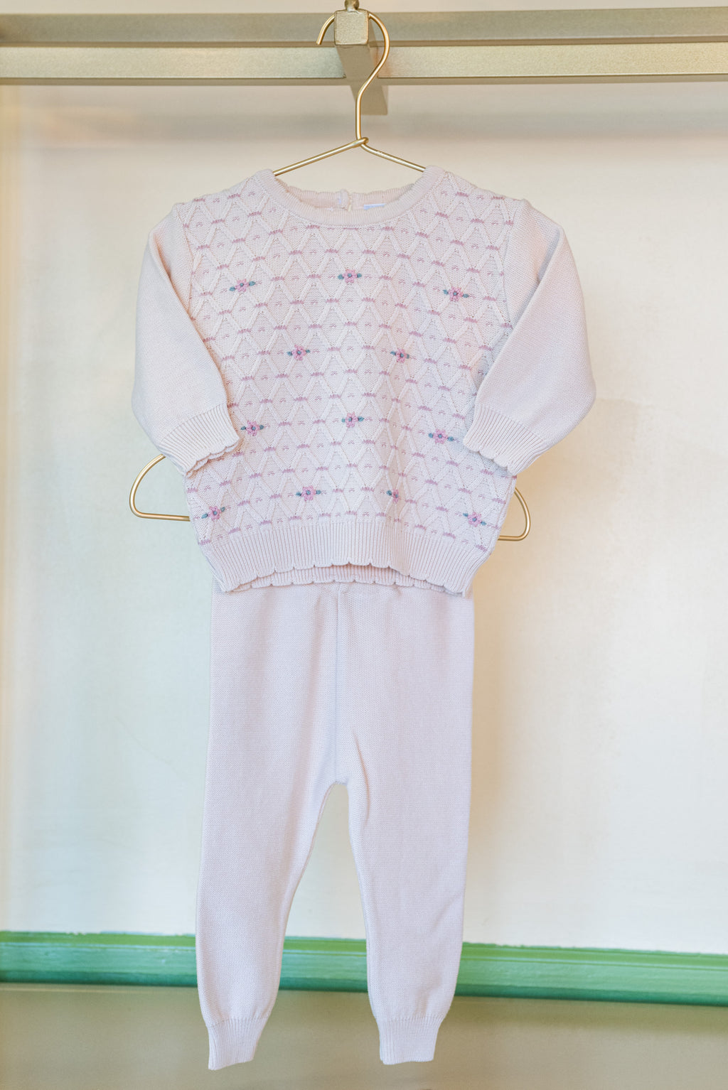Girls Heirloom Garden Knit Set