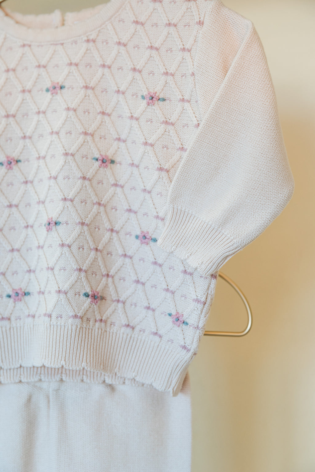 Girls Heirloom Garden Knit Set