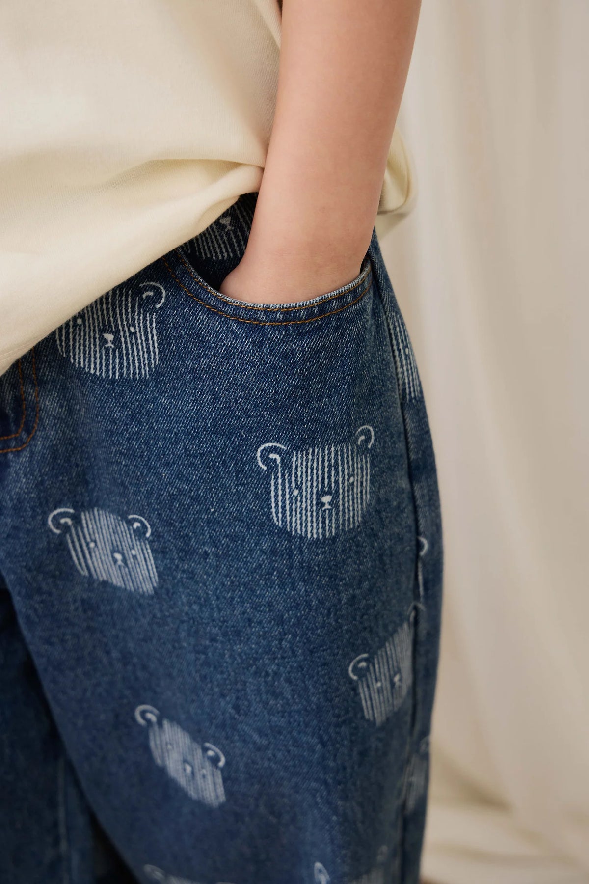 Teddy Face Denim