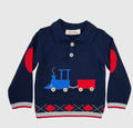 Blue Train Sweater